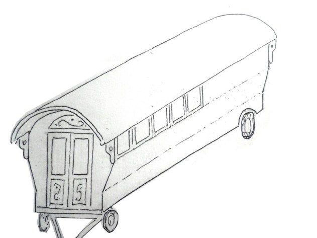 Wiekie's Kolibri, zigeunerwagen