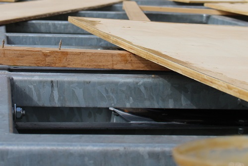 kopse kanten met lijm