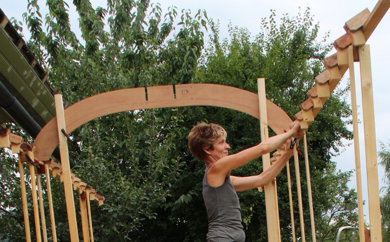 dakconstructie woonwagen 2