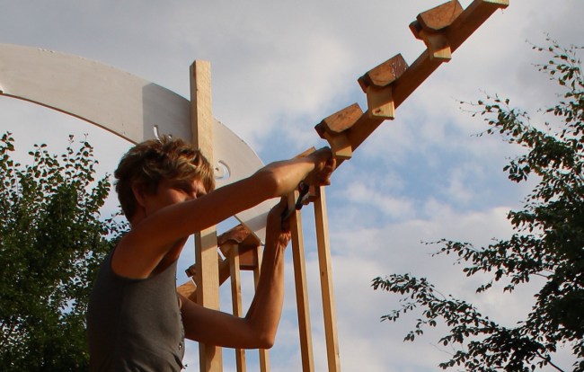 dakconstruktie woonwagen